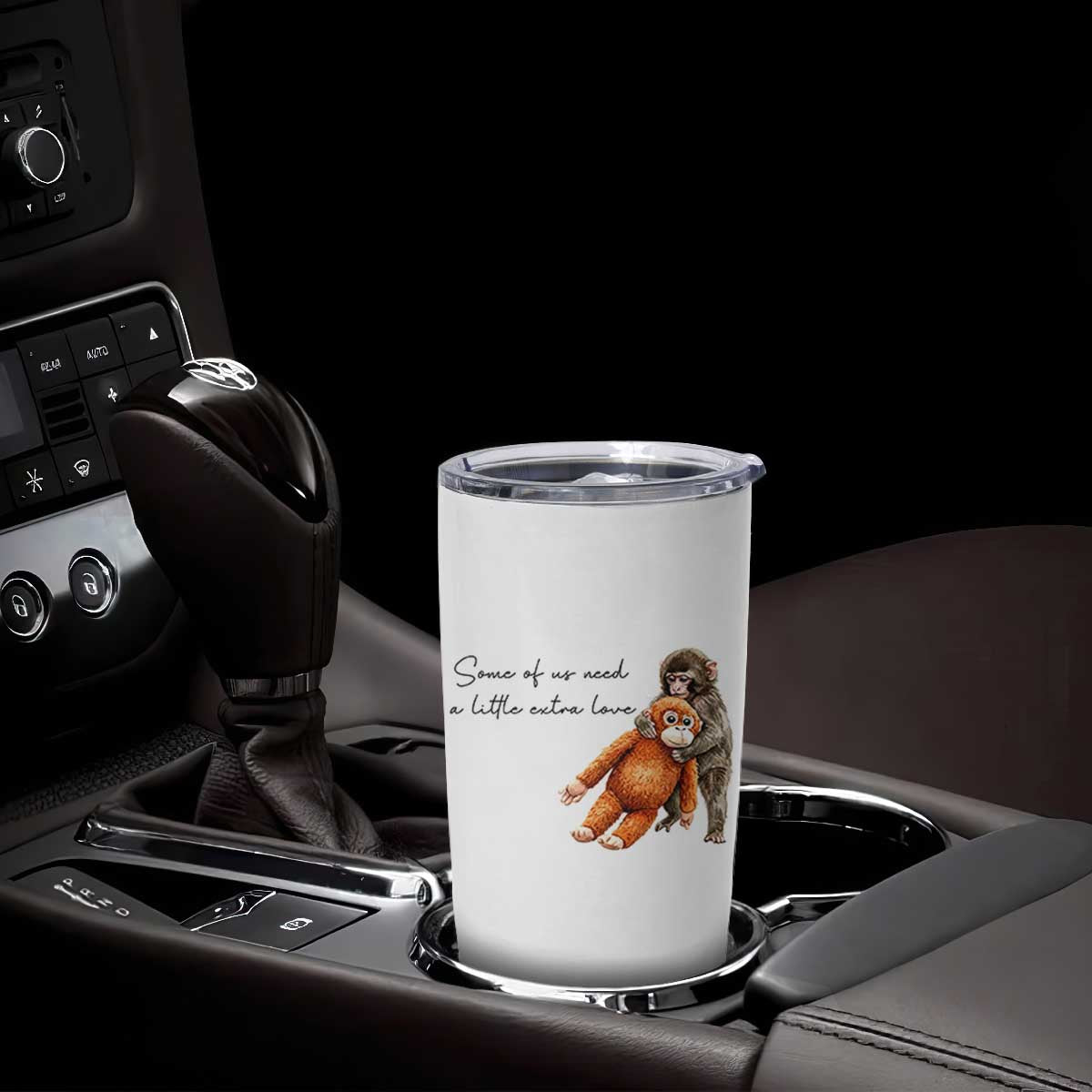 Punch Mokey Tumbler Cup Some Of Us Need a Little Extra Love TS14 Print Your Wear