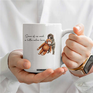 Punch Mokey Coffee Mug Some Of Us Need a Little Extra Love TS14 Print Your Wear