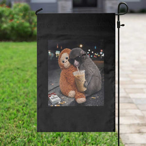 Punch Mokey Meme Garden Flag Funny Drinking Iced Coffee Sunglasses Street TS14 Print Your Wear