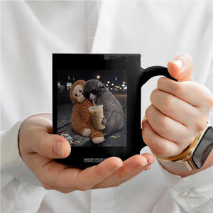 Punch Mokey Meme Coffee Mug Funny Drinking Iced Coffee Sunglasses Street TS14 Print Your Wear