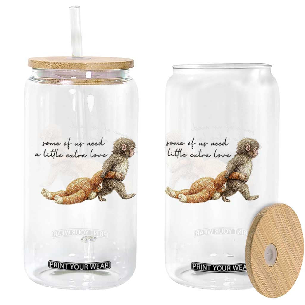 Punch Mokey Glass Can Viral Trend Baby Monkey Meme TS14 Print Your Wear