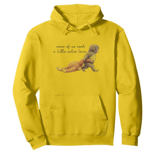 Punch Mokey Hoodie Viral Trend Baby Monkey Meme TS14 Daisy Print Your Wear
