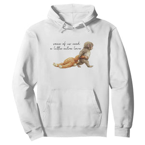 Punch Mokey Hoodie Viral Trend Baby Monkey Meme TS14 White Print Your Wear