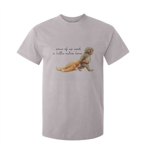 Punch Mokey T Shirt For Kid Viral Trend Baby Monkey Meme TS14 Ice Gray Print Your Wear
