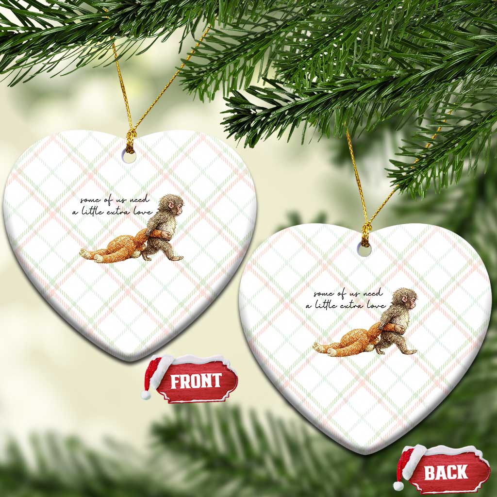 Punch Mokey Ceramic Ornament Viral Trend Baby Monkey Meme TS14 Print Your Wear