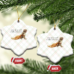 Punch Mokey Ceramic Ornament Viral Trend Baby Monkey Meme TS14 Print Your Wear