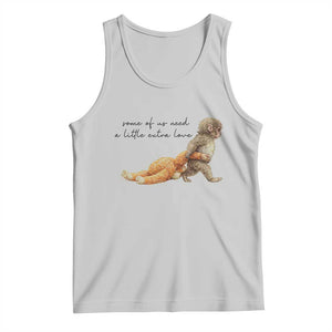 Punch Mokey Tank Top Viral Trend Baby Monkey Meme TS14 Ash Print Your Wear