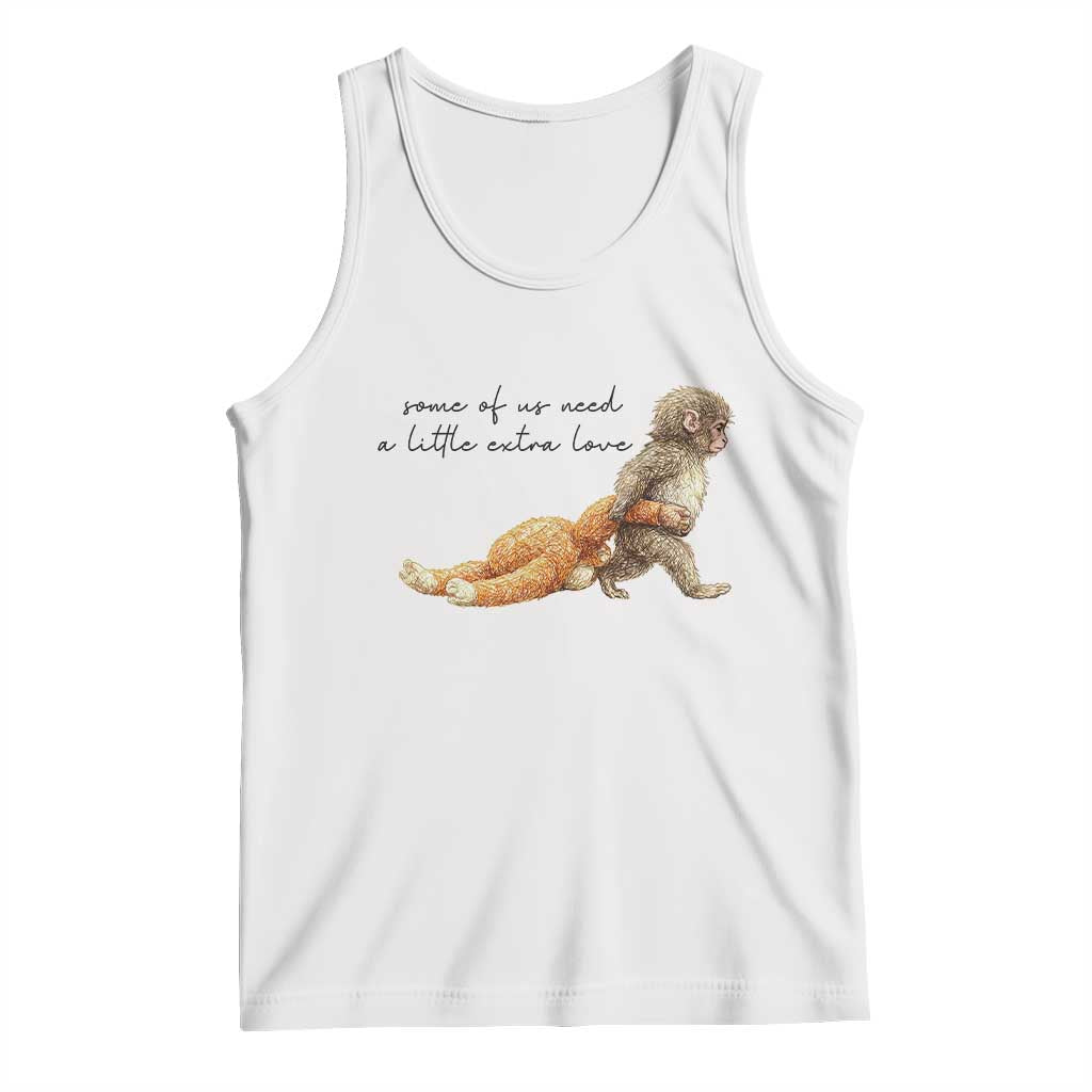 Punch Mokey Tank Top Viral Trend Baby Monkey Meme TS14 White Print Your Wear