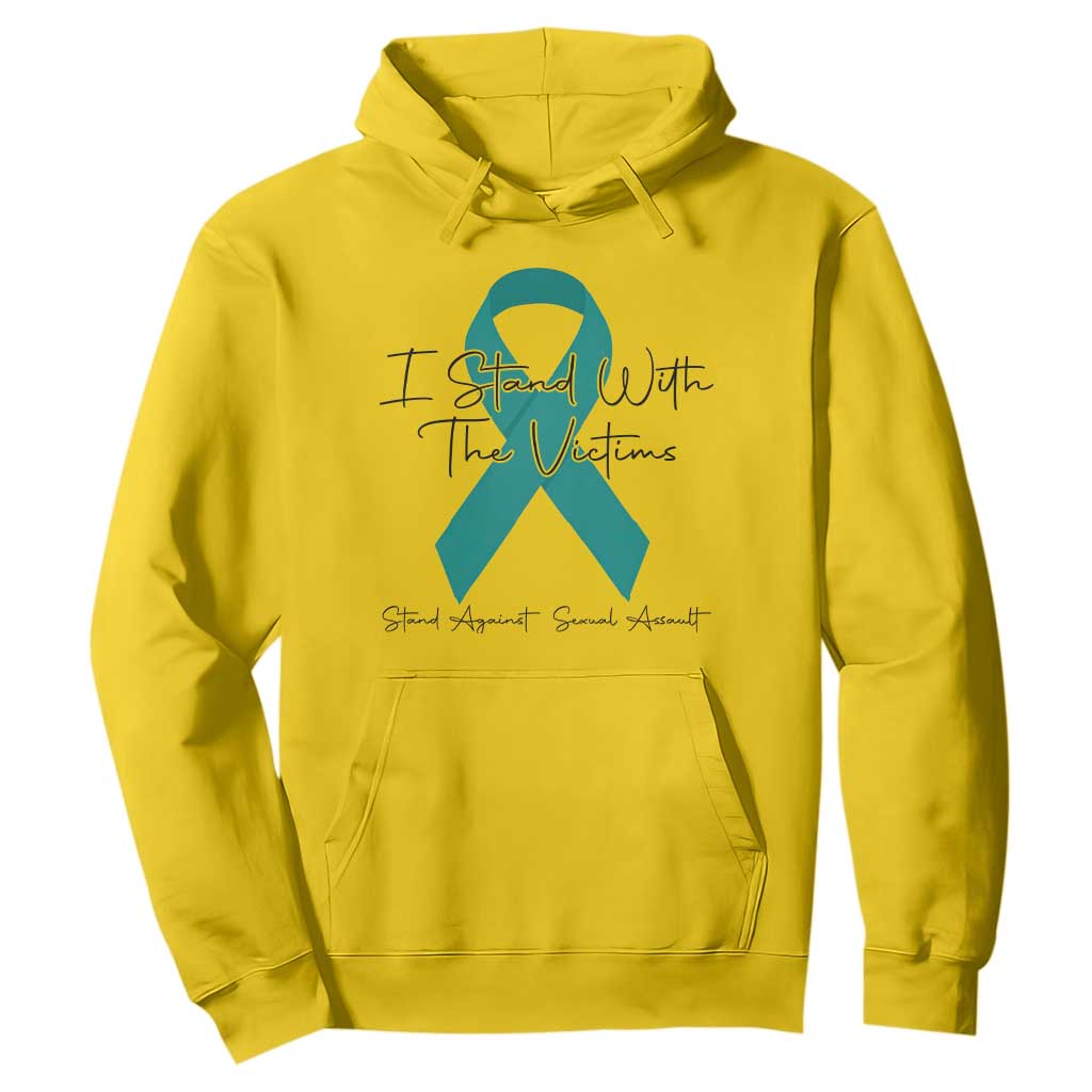 Sexual Assault Awareness Hoodie I Stand With The Victims TS14 Daisy Print Your Wear