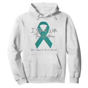 Sexual Assault Awareness Hoodie I Stand With The Victims TS14 White Print Your Wear