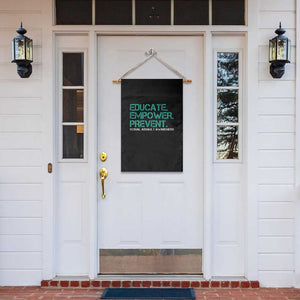 Sexual Assault Awareness Garden Flag Educate Empower Prevent TS14 Print Your Wear
