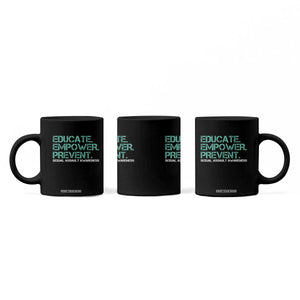 Sexual Assault Awareness Coffee Mug Educate Empower Prevent TS14 Print Your Wear