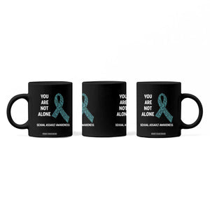 Sexual Assault Awareness Coffee Mug You Are Not Alone TS14 Print Your Wear