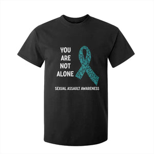 Sexual Assault Awareness T Shirt For Kid You Are Not Alone TS14 Black Print Your Wear