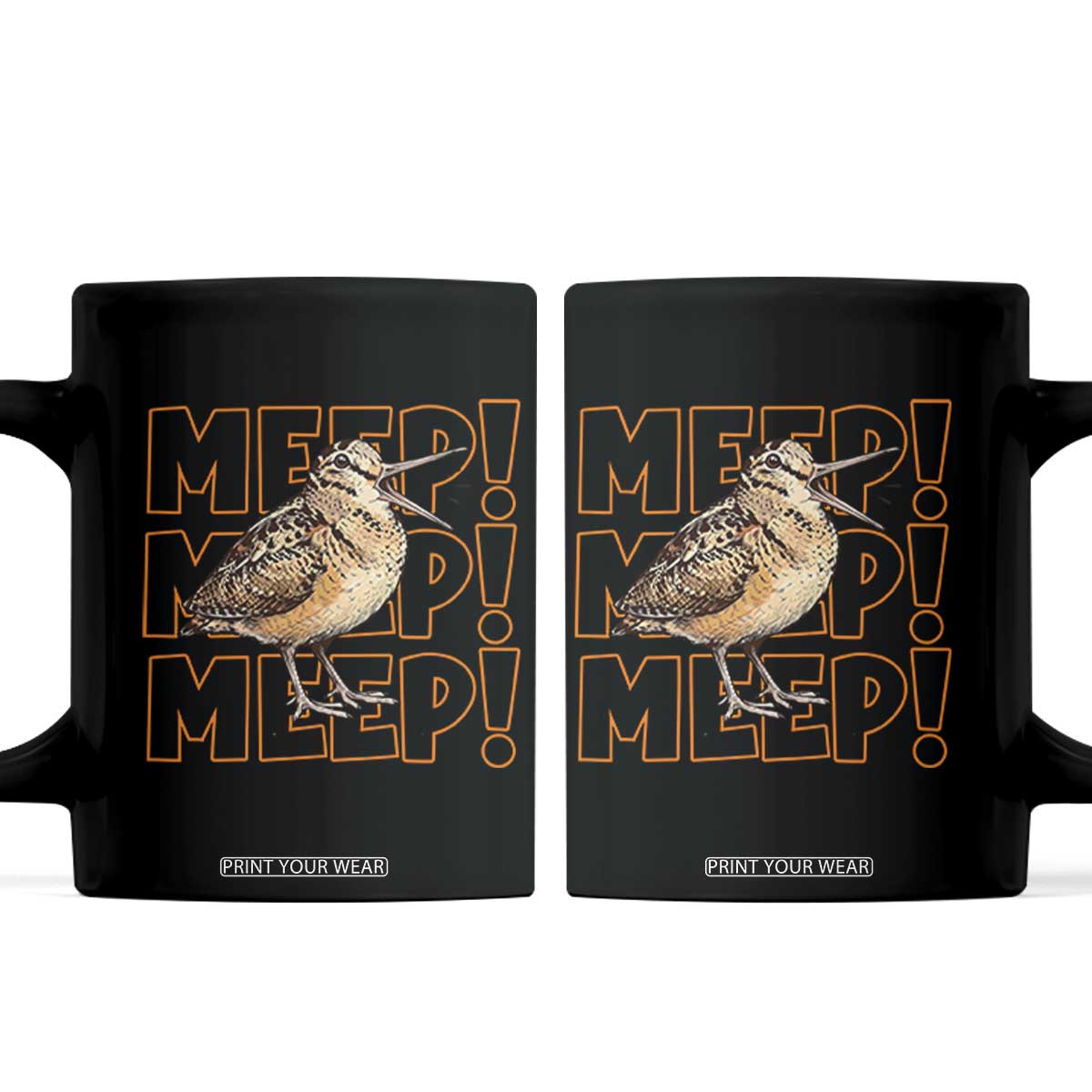 Woodcock Meep Coffee Mug Funny Nature Lover TS14 Black Print Your Wear