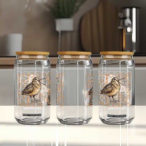 Woodcock Meep Glass Can Funny Nature Lover TS14 Print Your Wear
