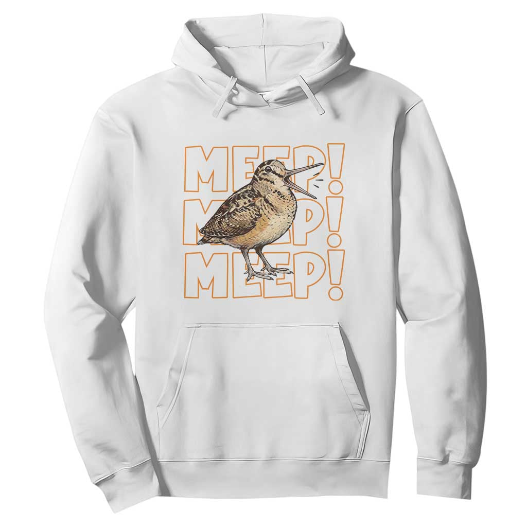 Woodcock Meep Hoodie Funny Nature Lover TS14 White Print Your Wear