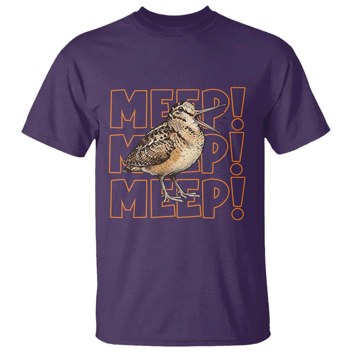 Woodcock Meep T Shirt Funny Nature Lover TS14 Purple Print Your Wear
