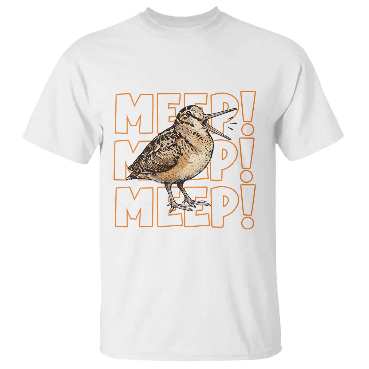 Woodcock Meep T Shirt Funny Nature Lover TS14 White Print Your Wear