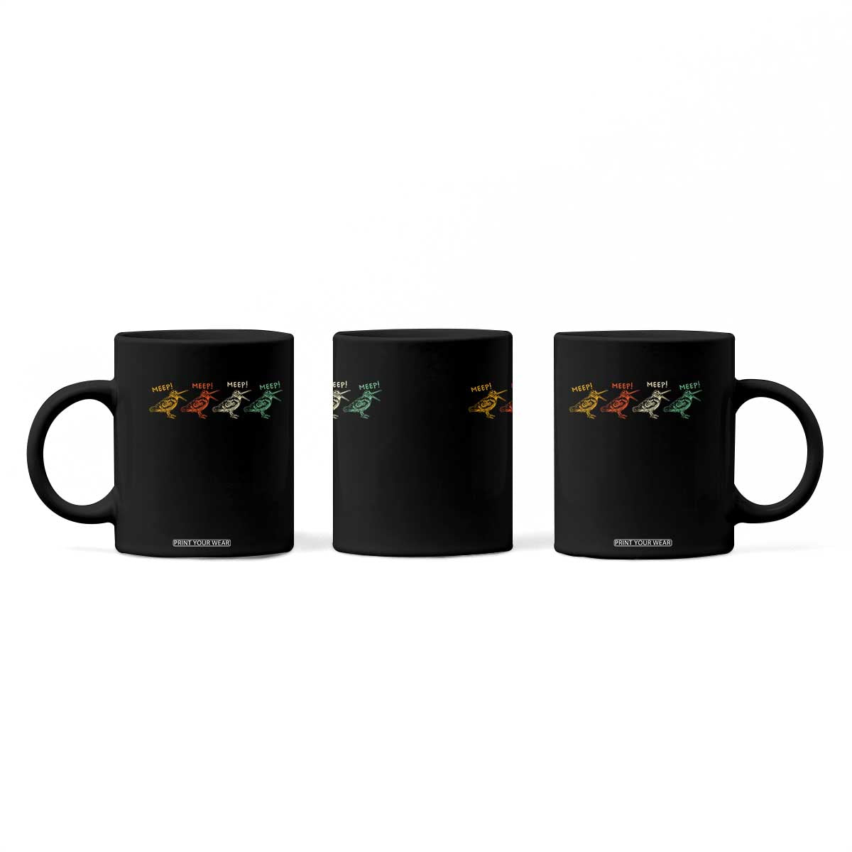 Meep Woodcock Coffee Mug Retro Timberdoodle Wildlife TS14 Print Your Wear