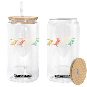 Meep Woodcock Glass Can Retro Timberdoodle Wildlife TS14 Print Your Wear