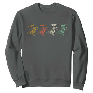 Meep Woodcock Sweatshirt Retro Timberdoodle Wildlife TS14 Dark Heather Print Your Wear