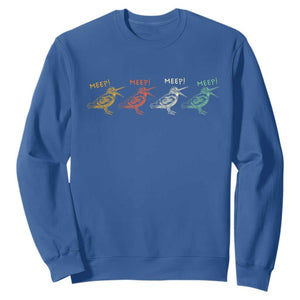 Meep Woodcock Sweatshirt Retro Timberdoodle Wildlife TS14 Royal Blue Print Your Wear