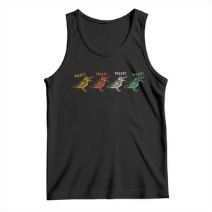 Meep Woodcock Tank Top Retro Timberdoodle Wildlife TS14 Black Print Your Wear
