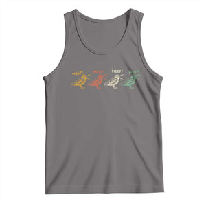 Meep Woodcock Tank Top Retro Timberdoodle Wildlife TS14 Deep Heather Print Your Wear
