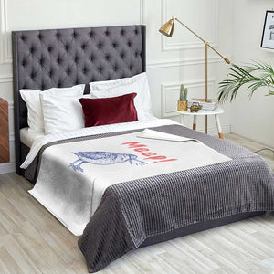 Meep Woodcock Throw Blanket Cute Bird Meme TS14 Print Your Wear