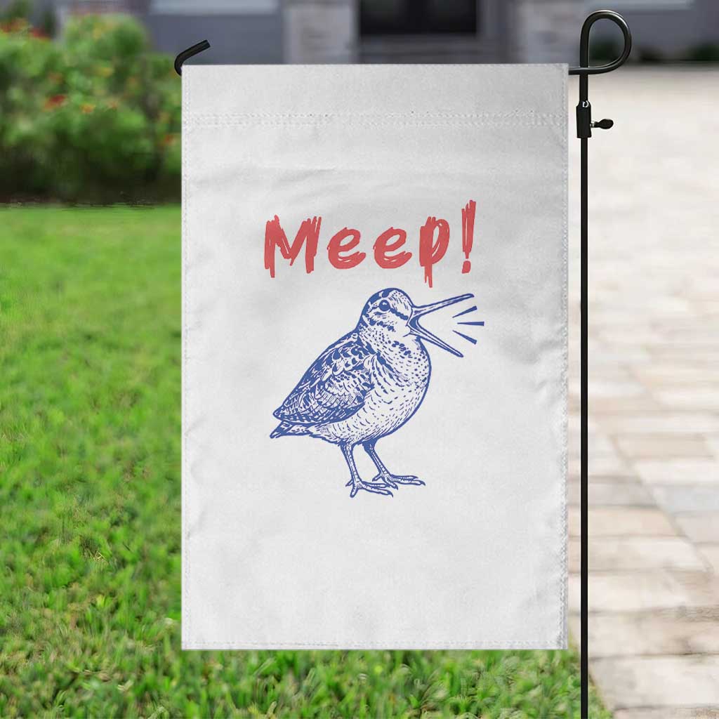 Meep Woodcock Garden Flag Cute Bird Meme TS14 Print Your Wear