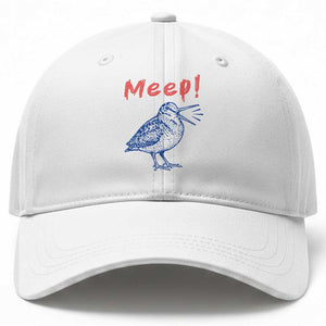 Meep Woodcock Baseball Cap Cute Bird Meme TS14 Print Your Wear