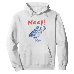 Meep Woodcock Hoodie Cute Bird Meme TS14 White Print Your Wear