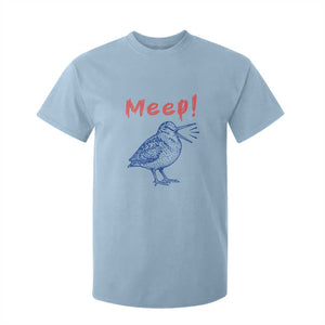 Meep Woodcock T Shirt For Kid Cute Bird Meme TS14 Light Blue Print Your Wear