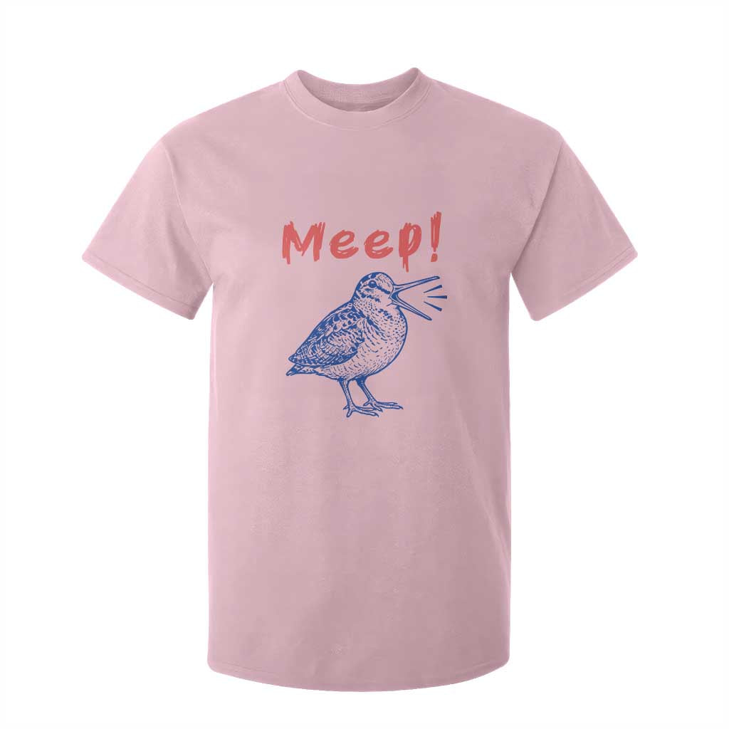 Meep Woodcock T Shirt For Kid Cute Bird Meme TS14 Light Pink Print Your Wear