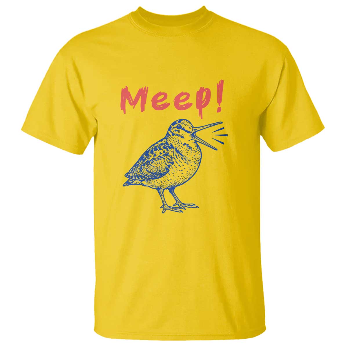Meep Woodcock T Shirt Cute Bird Meme TS14 Daisy Print Your Wear