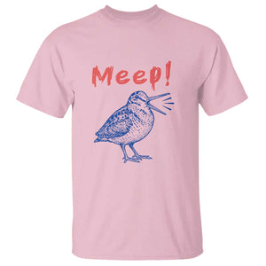 Meep Woodcock T Shirt Cute Bird Meme TS14 Light Pink Print Your Wear