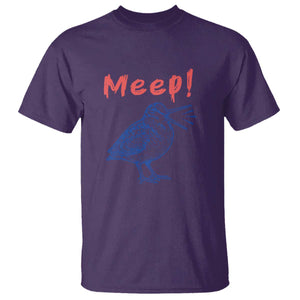 Meep Woodcock T Shirt Cute Bird Meme TS14 Purple Print Your Wear