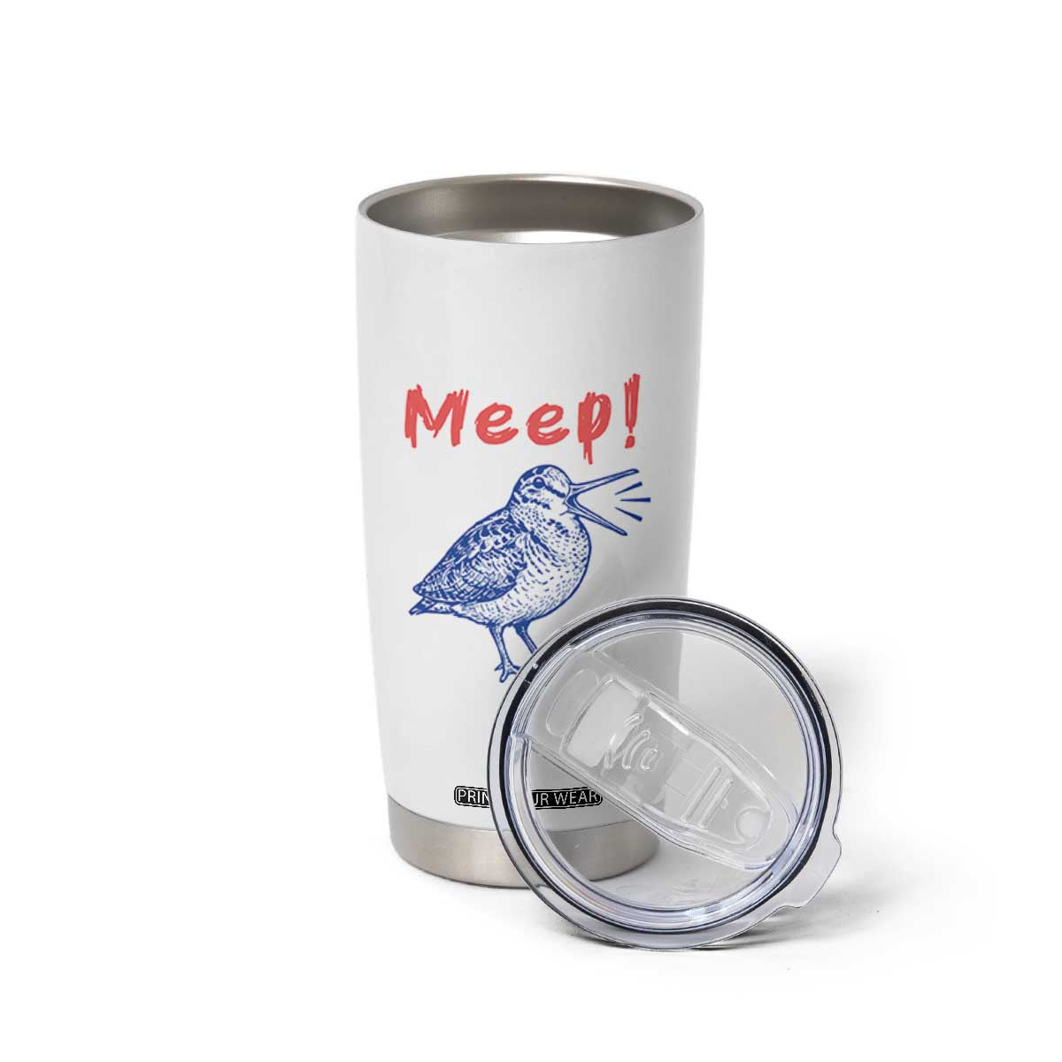 Meep Woodcock Tumbler Cup Cute Bird Meme TS14 Print Your Wear