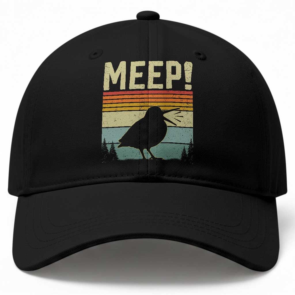 Meep Woodcock Baseball Cap Funny Nature Lover TS14 Print Your Wear