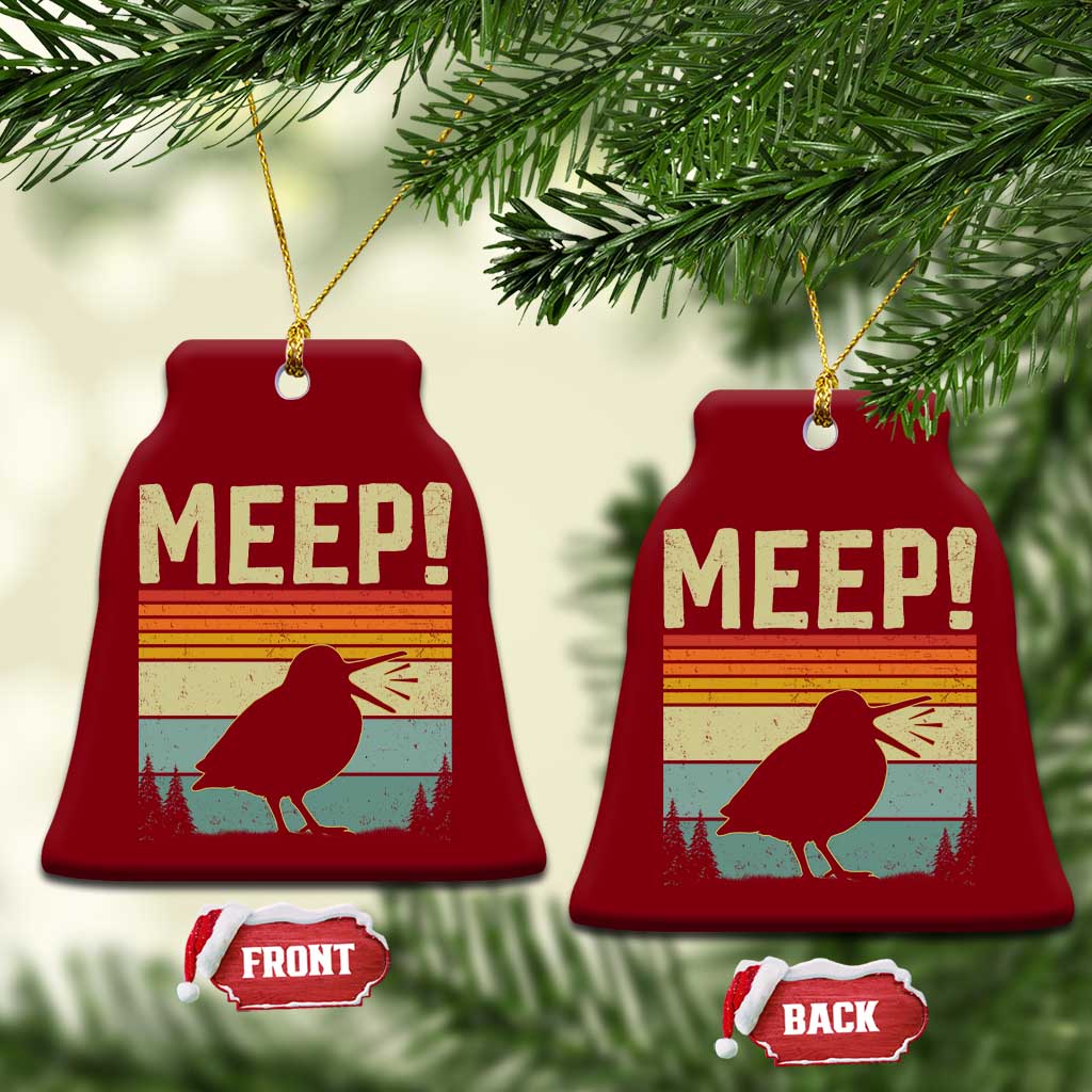 Meep Woodcock Ceramic Ornament Funny Nature Lover TS14 Print Your Wear