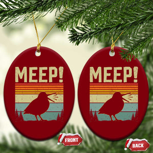 Meep Woodcock Ceramic Ornament Funny Nature Lover TS14 Print Your Wear