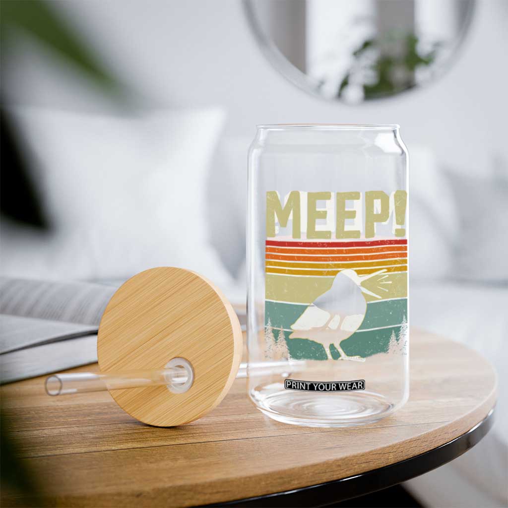 Meep Woodcock Glass Can Funny Nature Lover TS14 Print Your Wear