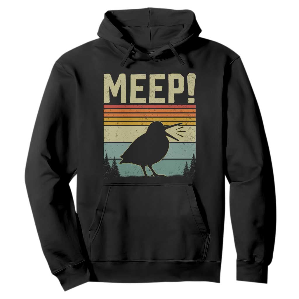 Meep Woodcock Hoodie Funny Nature Lover TS14 Black Print Your Wear