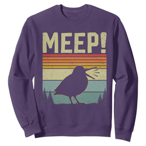 Meep Woodcock Sweatshirt Funny Nature Lover TS14 Purple Print Your Wear