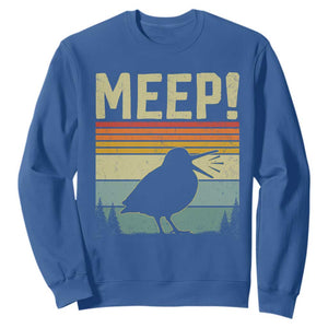 Meep Woodcock Sweatshirt Funny Nature Lover TS14 Royal Blue Print Your Wear