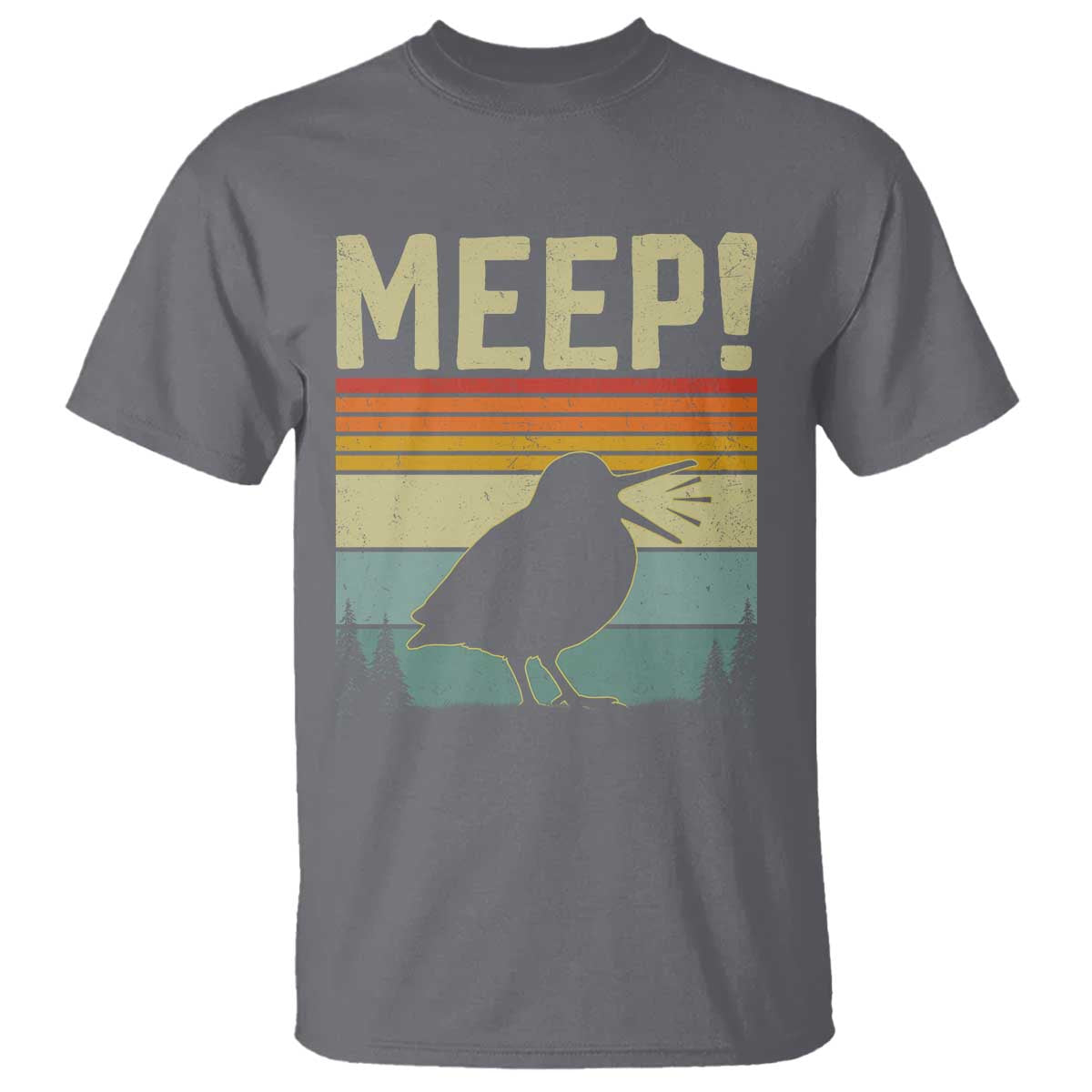 Meep Woodcock T Shirt Funny Nature Lover TS14 Charcoal Print Your Wear