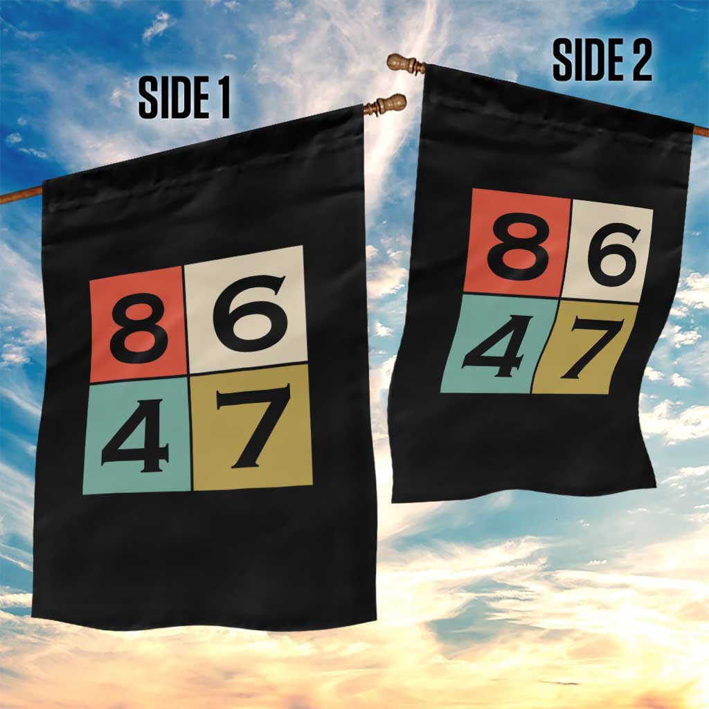 Retro Vintage 8647 Garden Flag Classic Vintage 80s Style TS14 Print Your Wear