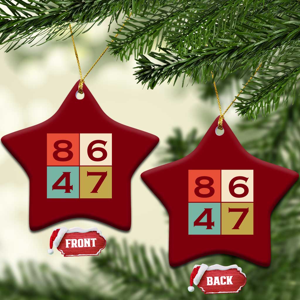 Retro Vintage 8647 Ceramic Ornament Classic Vintage 80s Style TS14 Print Your Wear