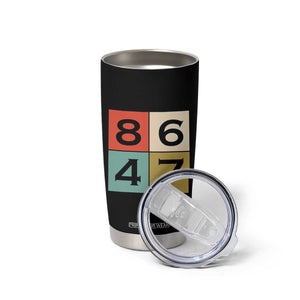 Retro Vintage 8647 Tumbler Cup Classic Vintage 80s Style TS14 Print Your Wear